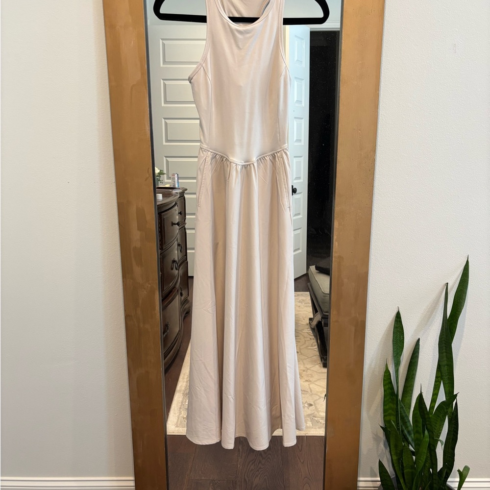 Zella Cream Halter Gown for Bride Midi